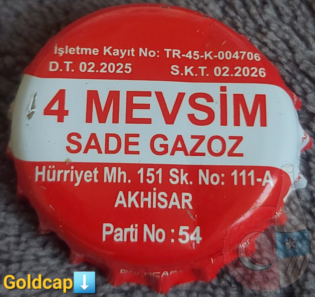 dört mevsim sade gazoz - akhisar